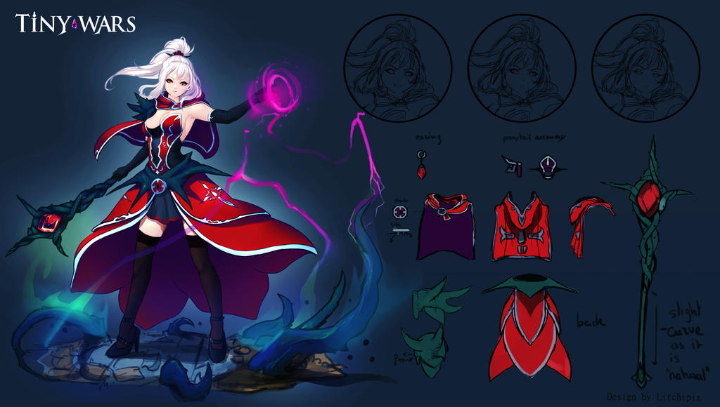 Rose Character Concept Artwork