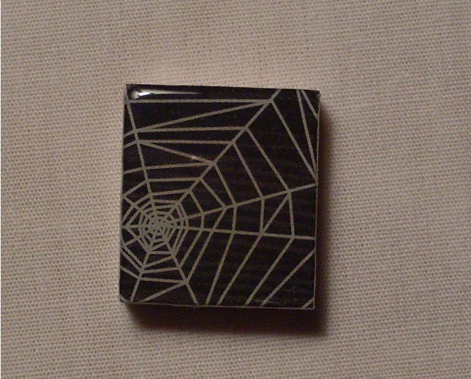 Spiderweb Scrabble Pendant