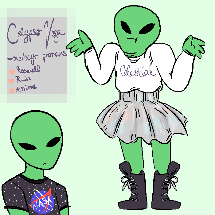 Alien Oc by cartoonvillian on DeviantArt