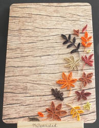 Quilled Autumn Leaves