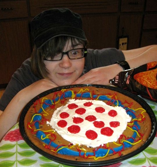 pizza cookie cake