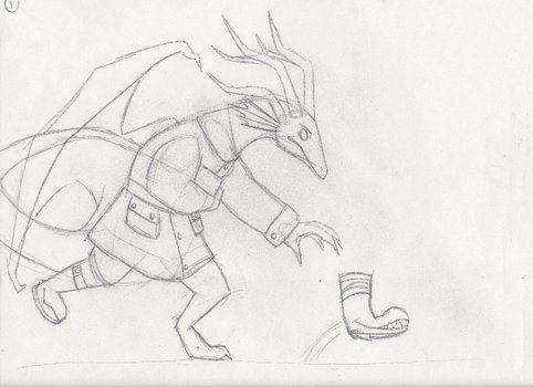 Bad Boot! (pencil test)