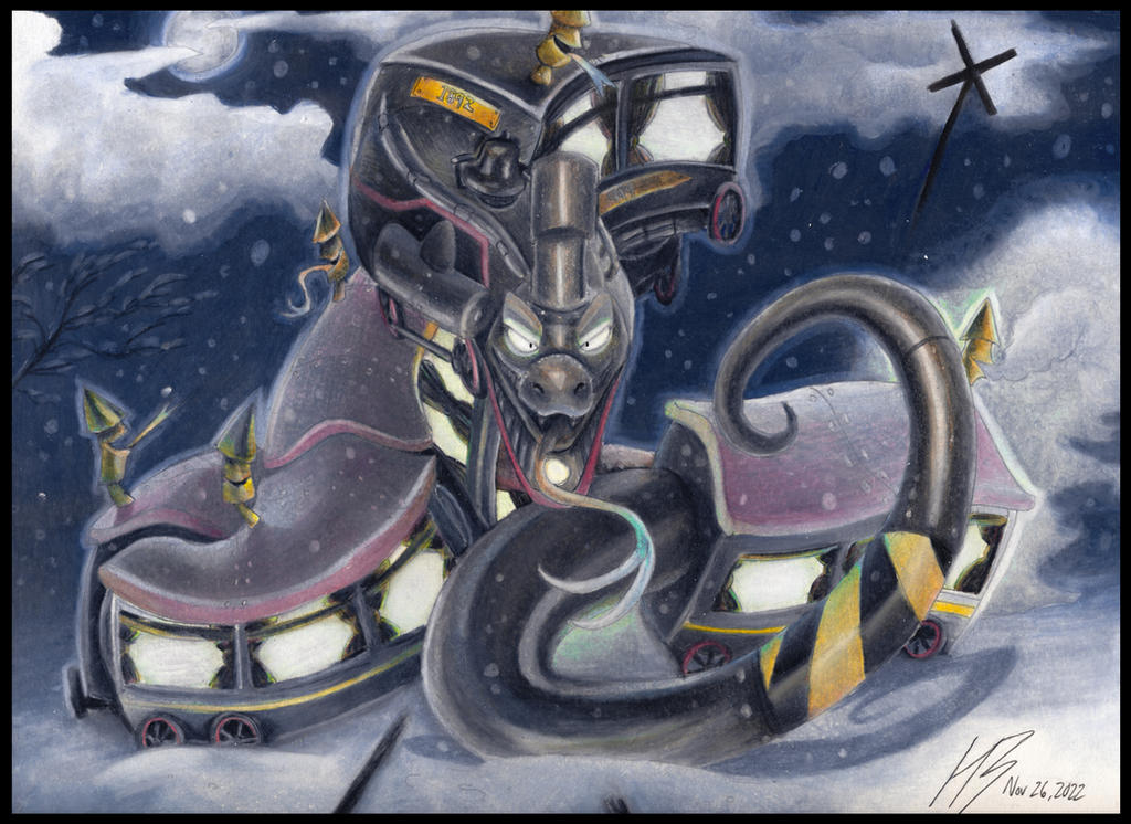 Snowtype Snake Snow Snake by DracoPhobos on DeviantArt