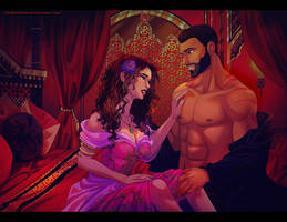 Jafar and Amana (Desert Rose)