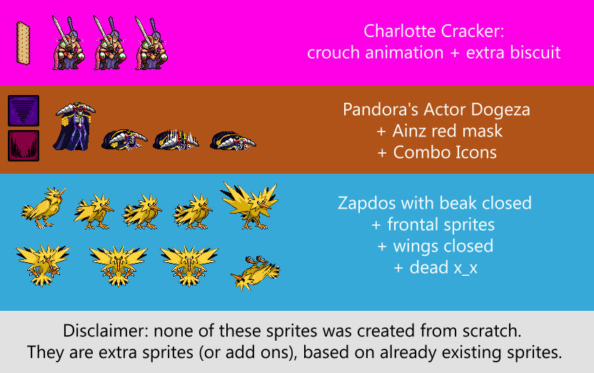 Varied Extra Sprites 1 by UraharaGreenHat on DeviantArt