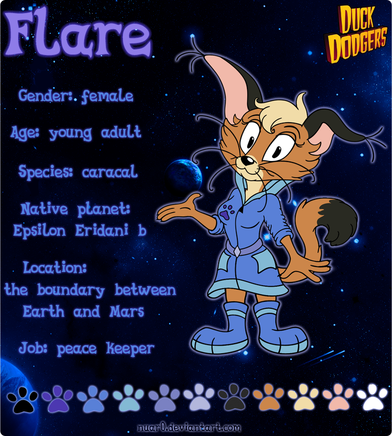 Flare ref. by CathyNoire on DeviantArt
