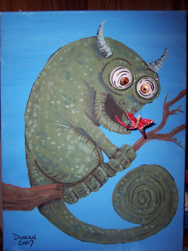 chamelion feeding time by duncanclay on DeviantArt