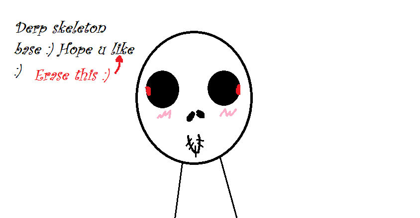 Derp Skeleton base :) by doningues on DeviantArt