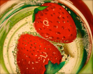 Strawberries in Champagne