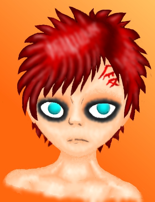 Gaara by DigitalFlareon