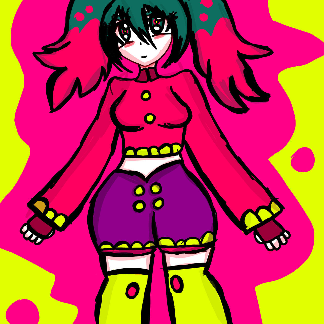 Raspberry Monster by Honeyworks fanart by Falloutmiku1028 on DeviantArt