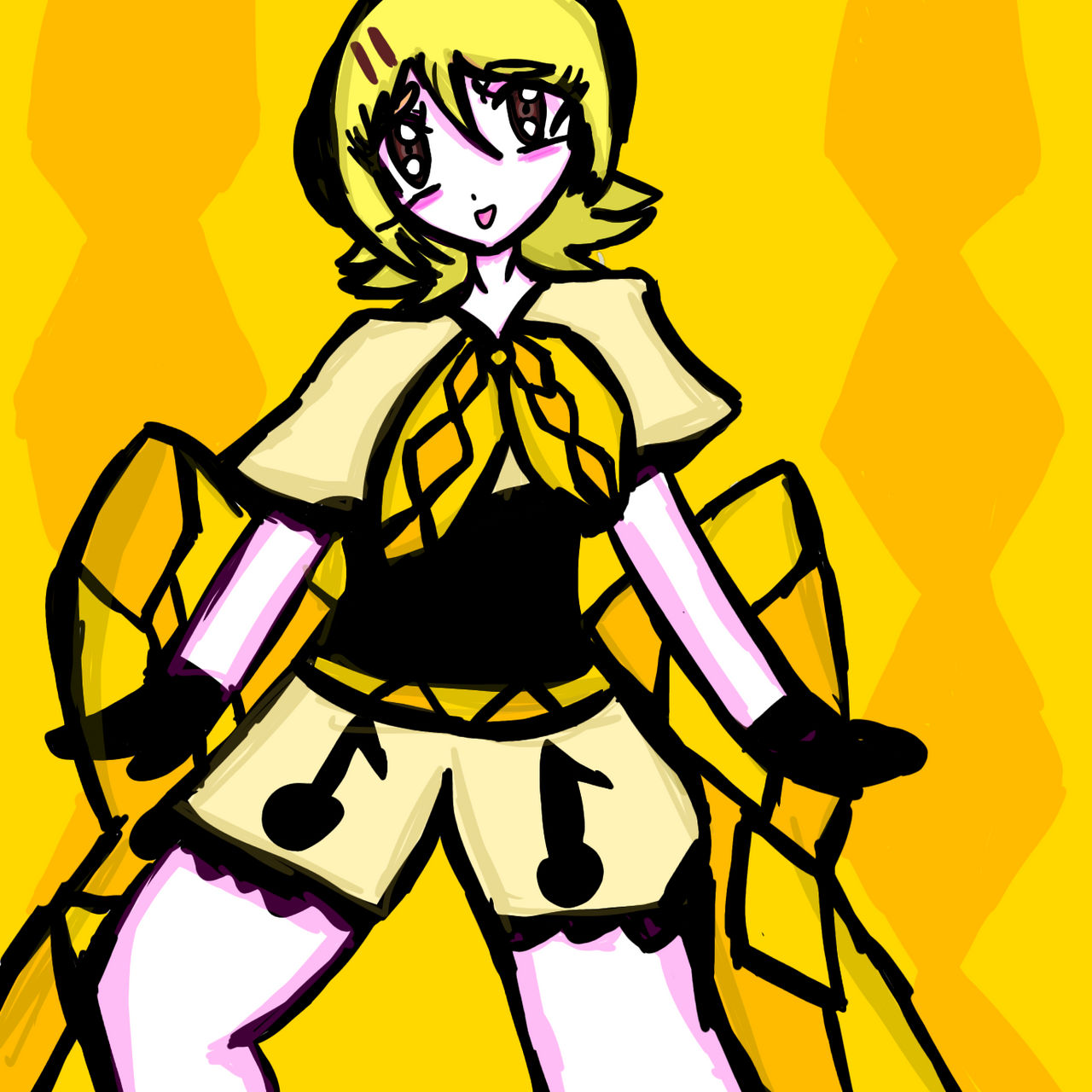 Vocaloid Rin Ultimate Rin module fanart by Falloutmiku1028 on DeviantArt