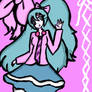 (Redraw) Hatsune Miku Ribbon Girl module fanart