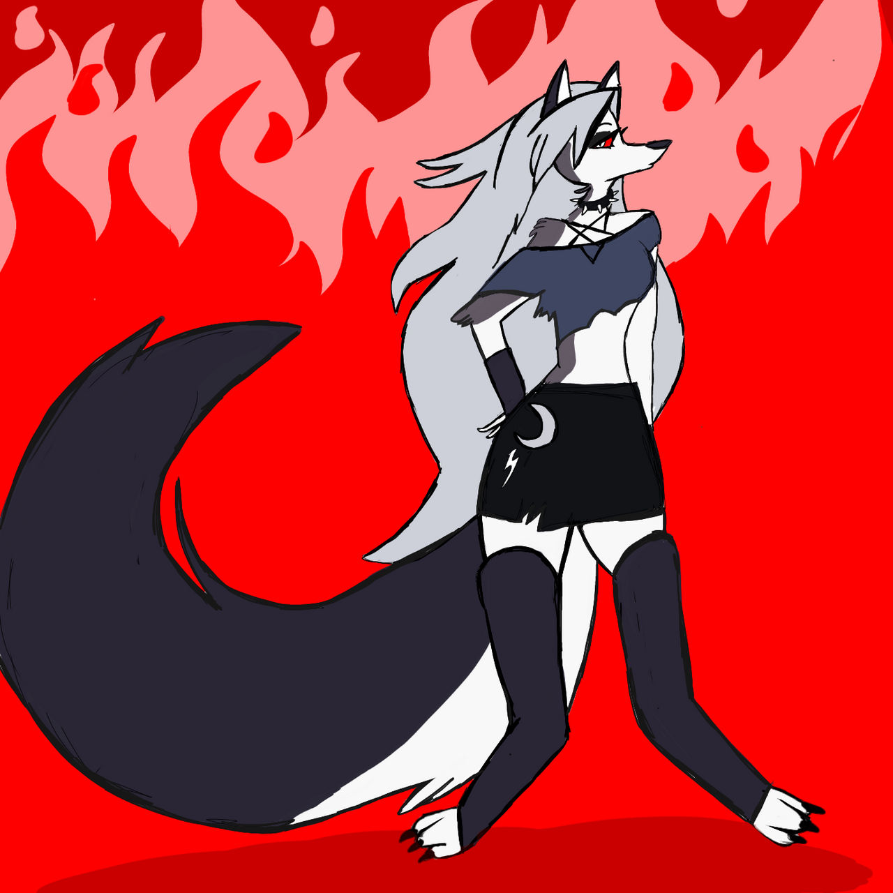 Loona Fallout Helluva Boss Loona fanart by Falloutmiku1028 on DeviantArt
