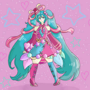 MikuExpo2023 costume contest entry (drawing)