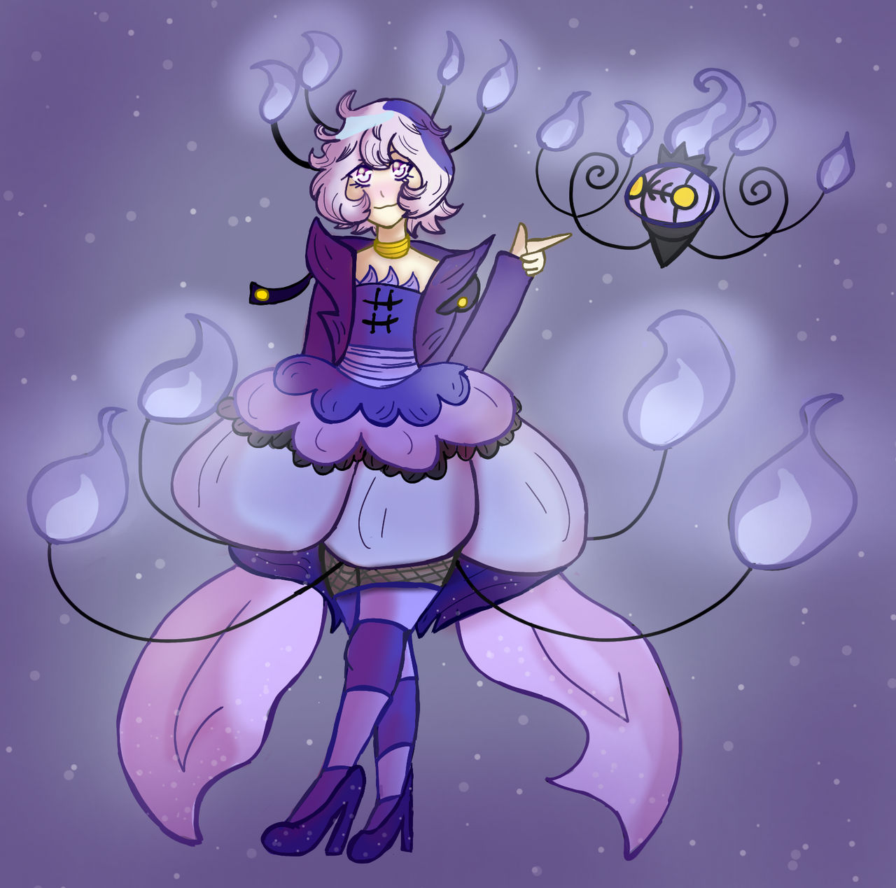 V Flower ghost type by Falloutmiku1028 on DeviantArt