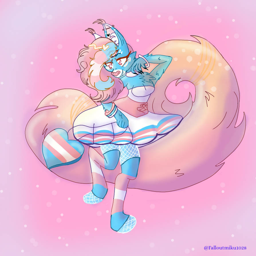Fallout Trans Character Happy (late) Trans Visibility Day by Falloutmiku1028 on DeviantArt