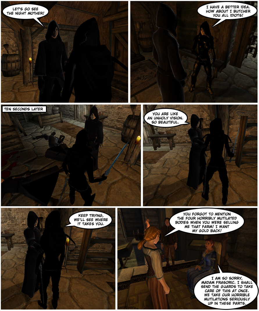 Dark Brotherhood: Mutilations