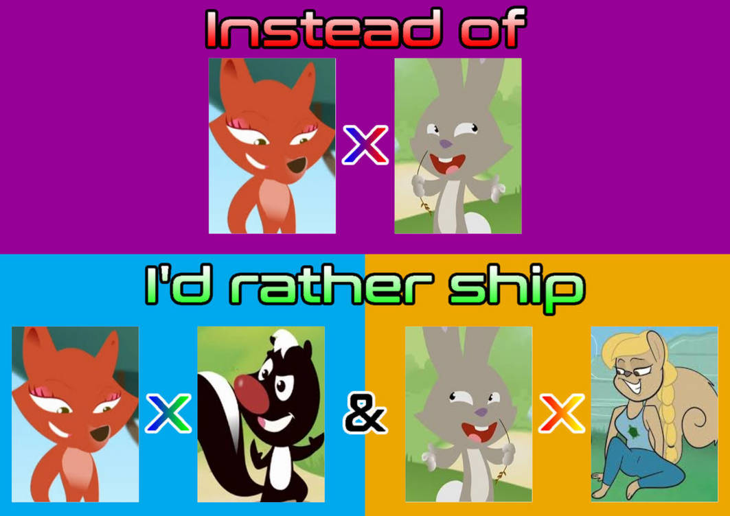 Skunk Fu Evil Rabbit Instead of Rabbit X Fox (from Skunk Fu) by SkunkLovesFox on DeviantArt