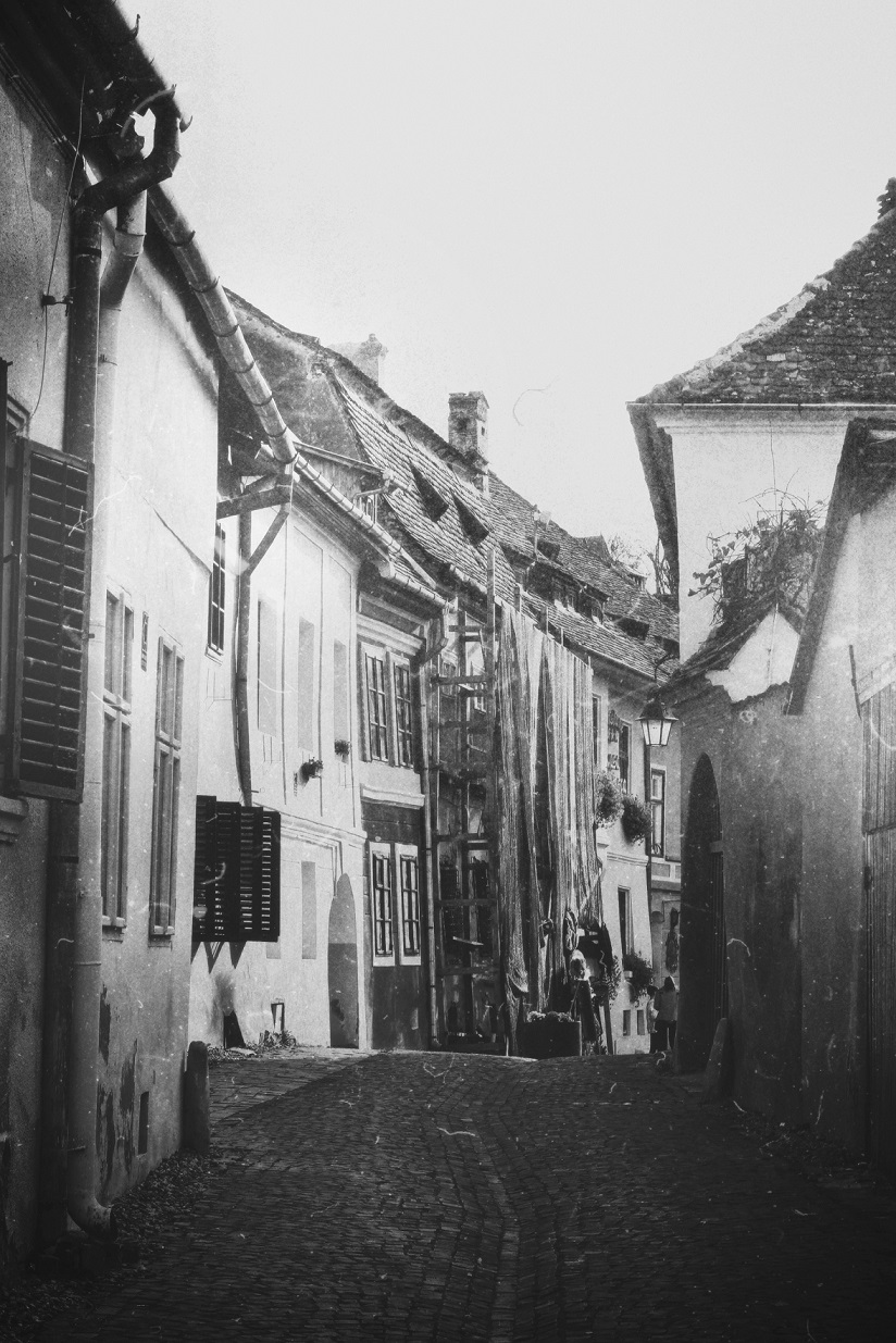 street in sighisoara