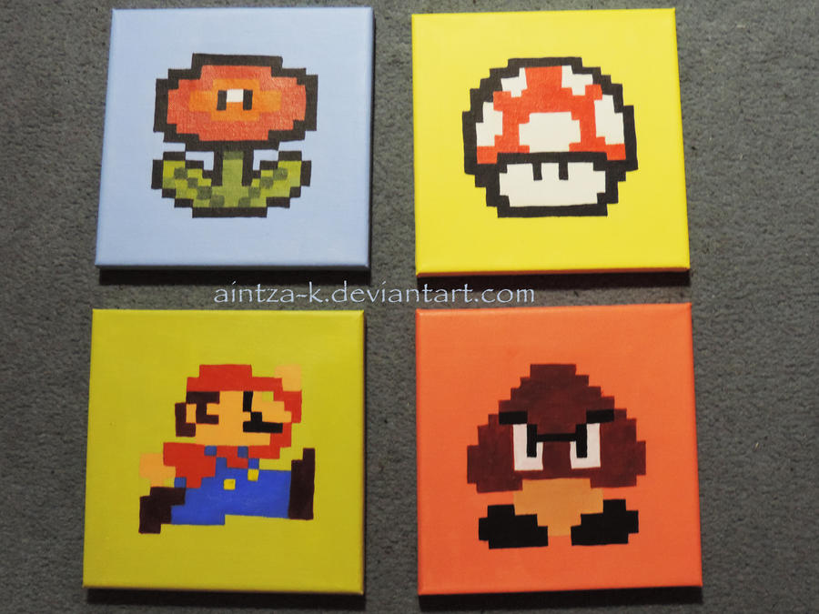 Mario Bross paintings