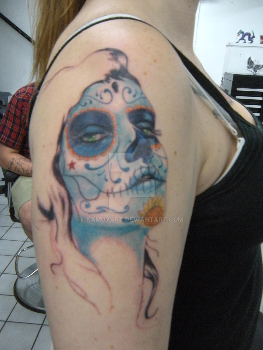 sugar skull girl