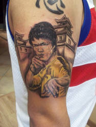 bruce lee tattoo