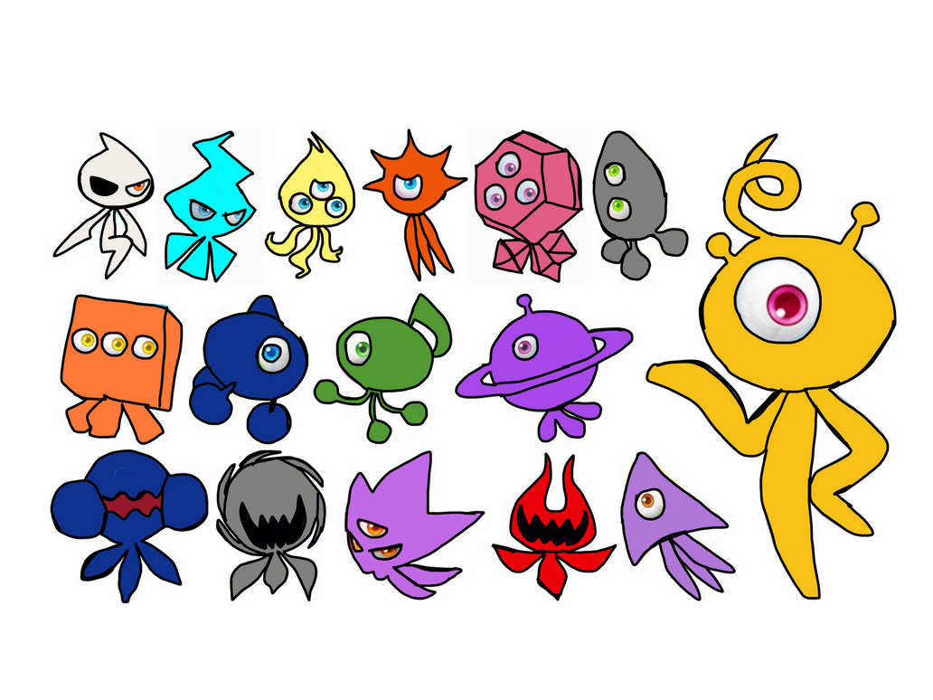Sonic Colors Wisps but each color is the next wisp by Sonichu0612345 on ...