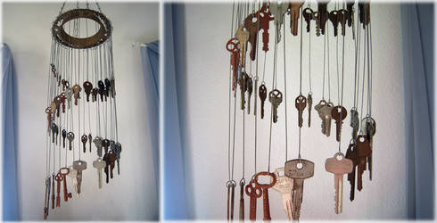 Key Chime Windchime by Llyzabeth