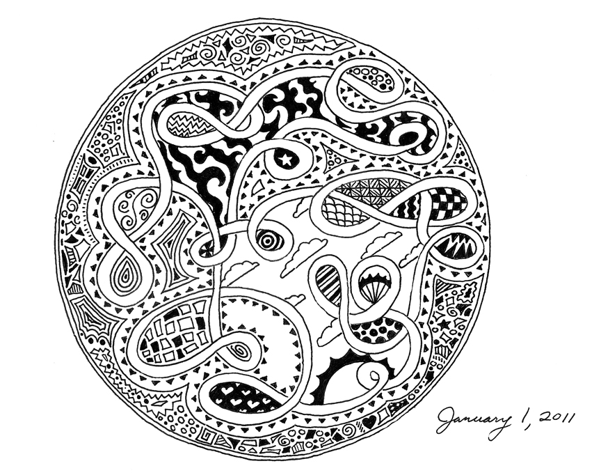 Zentangle 16 - Let you know