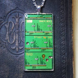 Circuitboard Pendant - Laptop Pieces by Llyzabeth