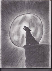 Full moon howling..