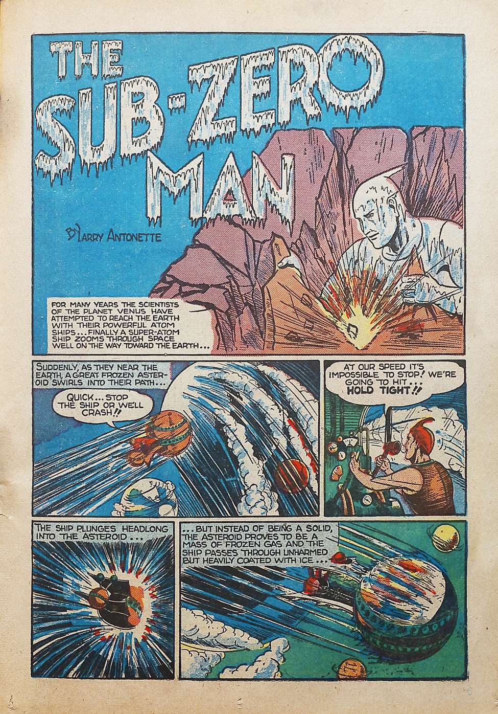 Sub Zero Guy The Sub - Zero Man June 1940 Comic. by charlton22 on DeviantArt