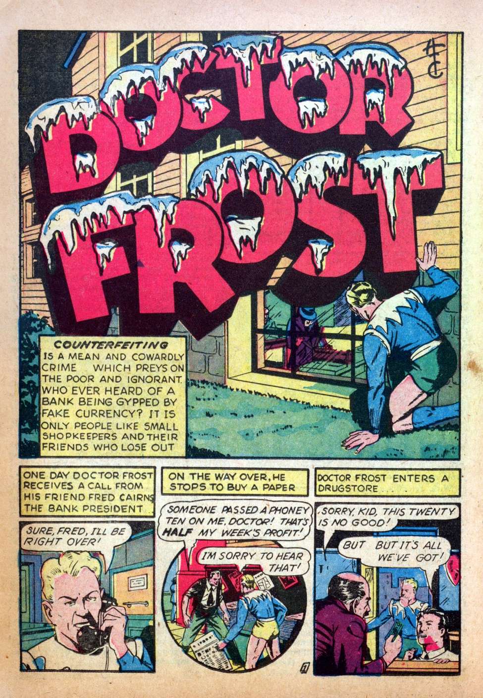 Doctor Froot Doctor Frost July 1943 Comic. by charlton22 on DeviantArt