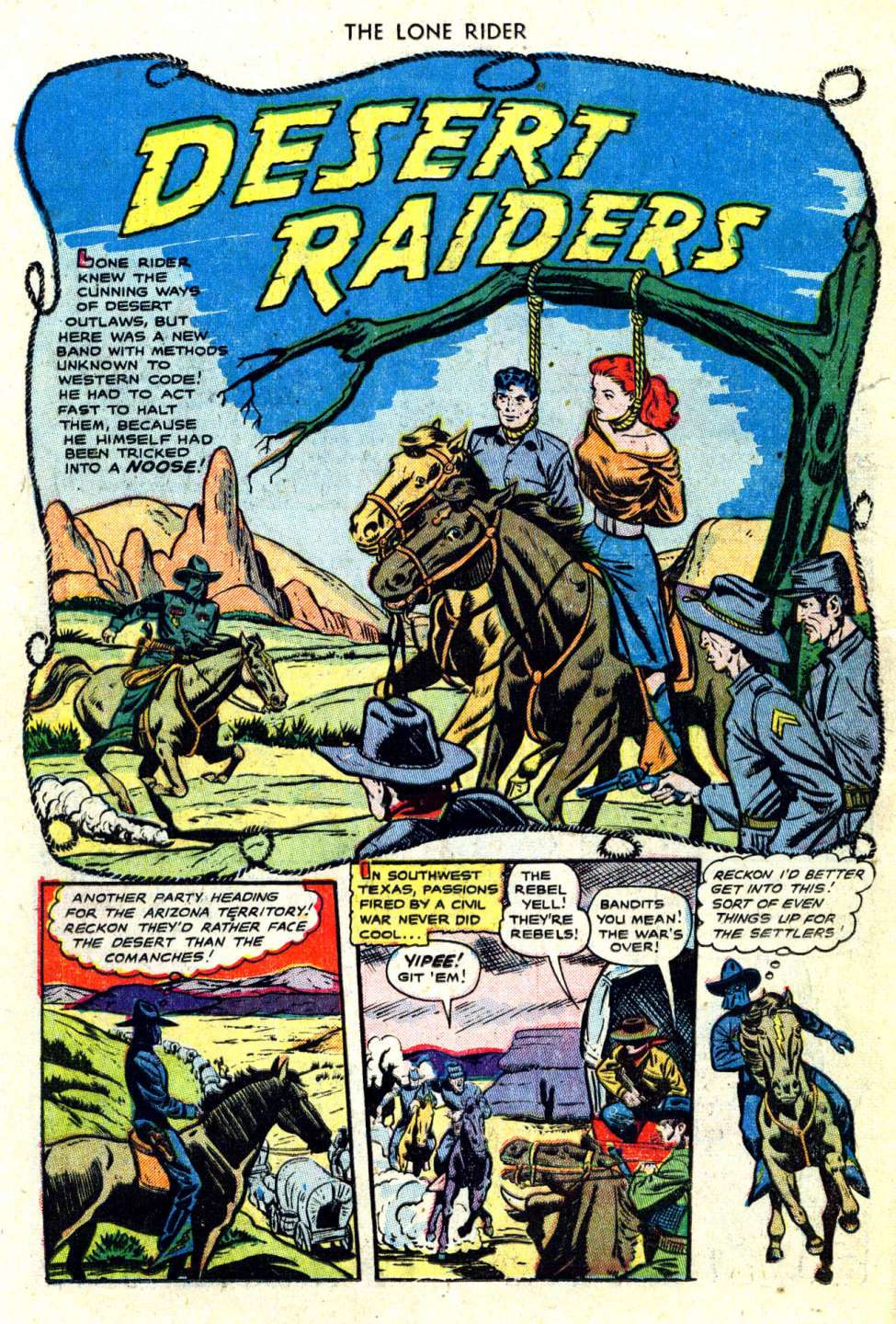 The Lone Rider August 1951 Comic. by charlton22 on DeviantArt