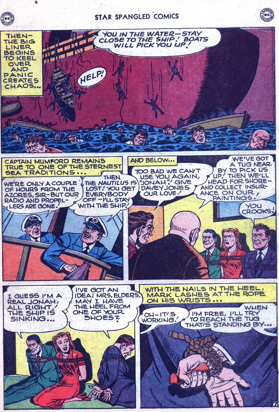 Captain Compass CAPTAIN COMPASS December 1948 DC Comic Pt 4. by charlton22 on DeviantArt
