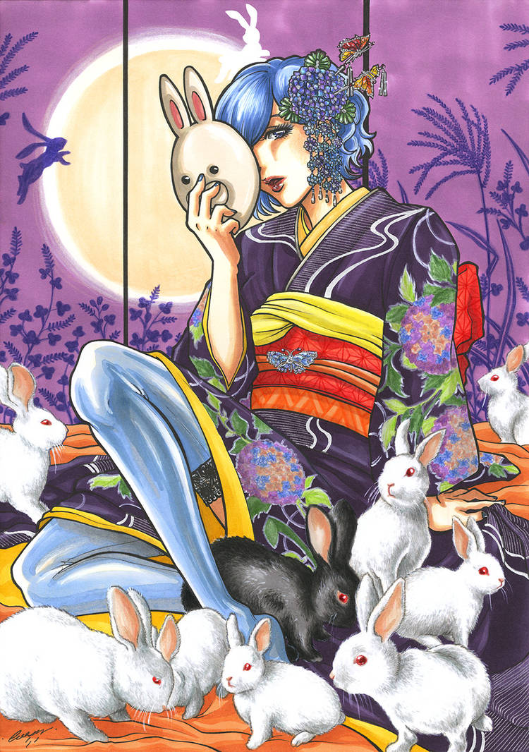 Touka Kirishima_Rabbit by Psycho-Firefly on DeviantArt