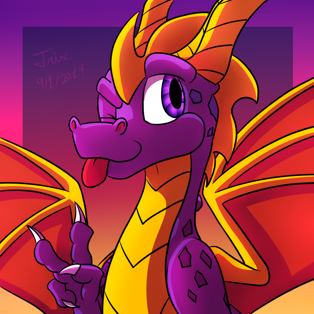 Spyro icon by Trix-Master on DeviantArt