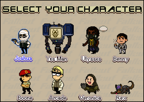 New Vegas Character Select