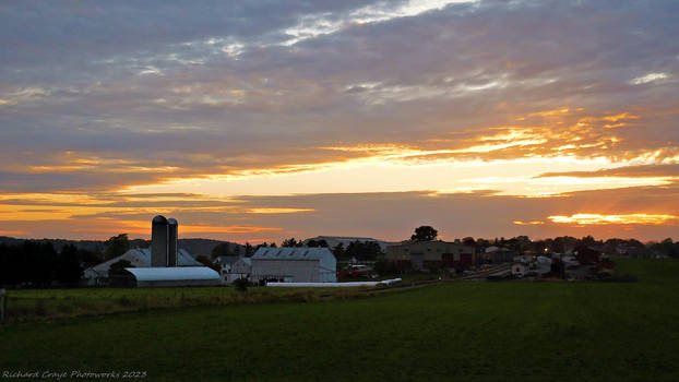 'Harvest Sunset'....