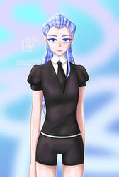 :HNKoc: Land of Lustrous OC - Agata Blue Lace