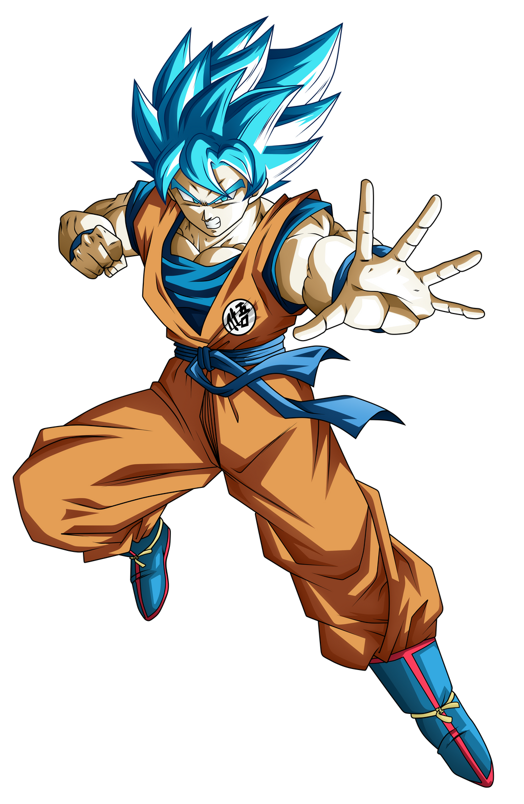 Goku Ssj Blue by Monstkem on DeviantArt