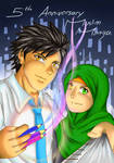 Muslim Manga 5th Anniversary by nabyyl