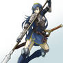 Fire emblem: Lucina as a pegasus knight