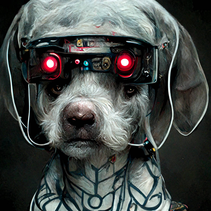 Cyborg Rottweiler Cyborg Puppy by Dependsss on DeviantArt