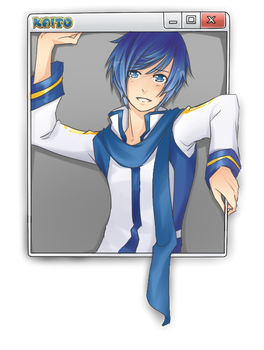 VOCALOID:KAITO:Out through the screen