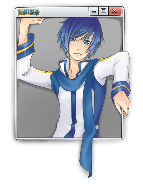 VOCALOID:KAITO:Out through the screen