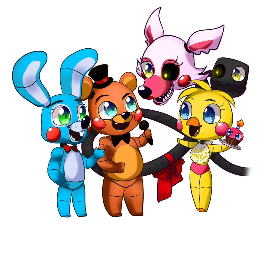 FNAF(chibi) - (GROUP CHIBI SAMPLE) by CattyMaddie on DeviantArt