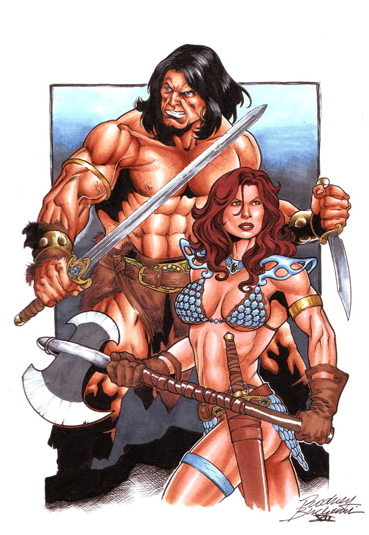 Conan and Red Sonja commission