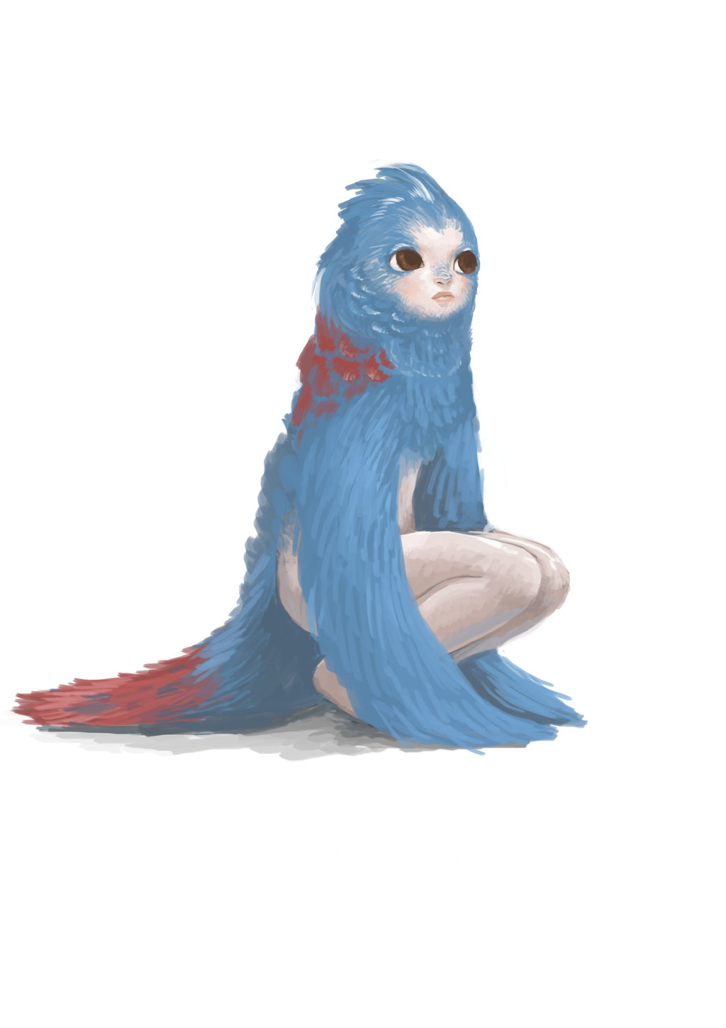 Bird Riding Human human bird by Rhinoshell on DeviantArt